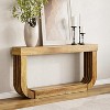 Hommoo Farmhouse Console Table Rustic Brown - 4 of 4