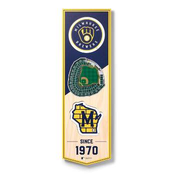 MLB Milwaukee Brewers 6"x19" Stadium Banner
