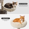 Cat Litter Box Enclosure, 54 Inch 2-in-1 Modern Multi-Level Pussy Tower Condo Toilet Furniture - 2 of 4