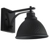 Melila 7.87" Outdoor Sconce (Set of 2) - PLT7018 - Black - Safavieh - 3 of 4