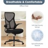 CENGHU Ergonomic High-Back Office Chair, Breathable Mesh Computer Chair with Flip-up Arms, Adjustable Swivel Rolling Chair with Wheels - 3 of 4