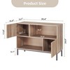 WhizMax  Modern Farmhouse Buffet Storage Cabinet, Entryway Table Console Sofa Table Accent Cabinet - 4 of 4
