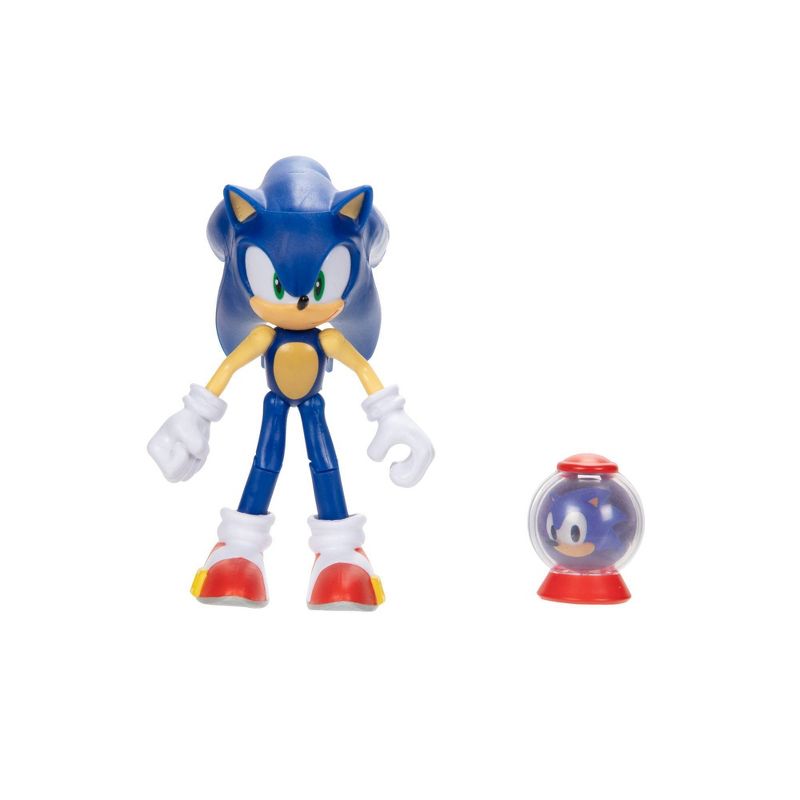 Sonic the Hedgehog 4&#34; Articulated Sonic Action Figure, 1 of 7