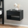 MH London Idris 12.5" Wall-Mounted Solid Wood Nightstand with Storage - 2 of 4
