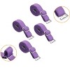 Allegra K Women's Stretchable Shoulder Bra Straps Adjustable Elastic Straps 2 Pairs - 4 of 4