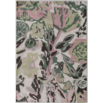 Rugs America Hanna Floral Transitional Area Rug