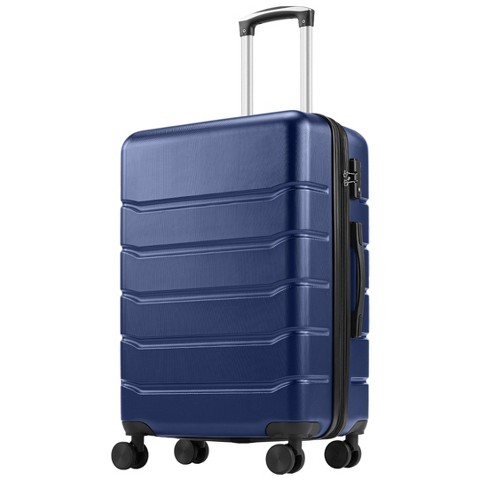 24 inch Abs Suitcase Hard Shell Luggage With Universal Wheel Firnewst Blue Target