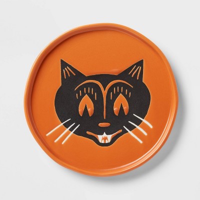 6" Stoneware Cat Face Appetizer Plate - Threshold™