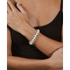 SHINE by Sterling Forever Amazonite & Cream Howlite Stretch Bracelet Set of 3 - 2 of 4