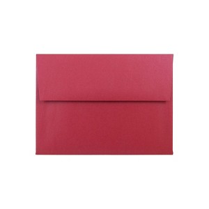 JAM Paper A6 Metallic Invitation Envelopes 4.75 x 6.5 Stardream Jupiter Red 25/Pack (V018263) - 1 of 2