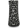Allegra K Women's Polka Dots Pointed Toe Side Zip Stiletto High Heel Ankle Boots - 3 of 4
