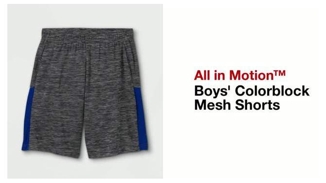 Boys' Colorblock Mesh Shorts - All in Motion™, 2 of 4, play video