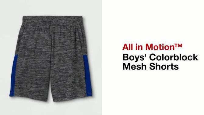 Boys' Colorblock Mesh Shorts - All in Motion™, 2 of 4, play video