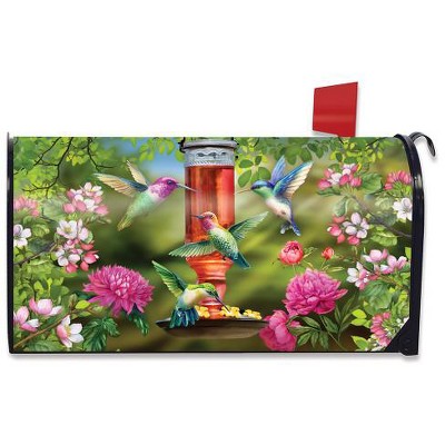 Briarwood Lane Spring Mailbox Cover  - Standard Size - Hummingbird Feeder For Spring Mailbox Cover