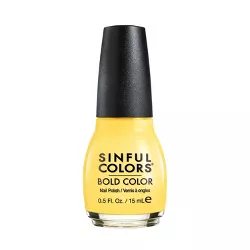 Sinful Colors Bold Color Nail Polish - Yolo Yellow - 0.5 fl oz
