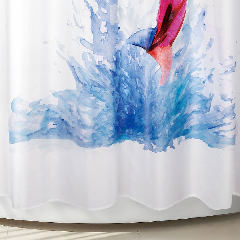 Colorful Dolphin Shower Curtain - Allure Home Creations, 5 of 8