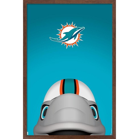 NFL Miami Dolphins - Helmet 18 Wall Poster, 14.725 x 22.375 