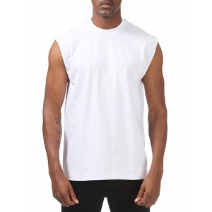 Pro Club Men's Heavyweight Crew Neck Sleeveless Muscle T-Shirt - 1 of 4