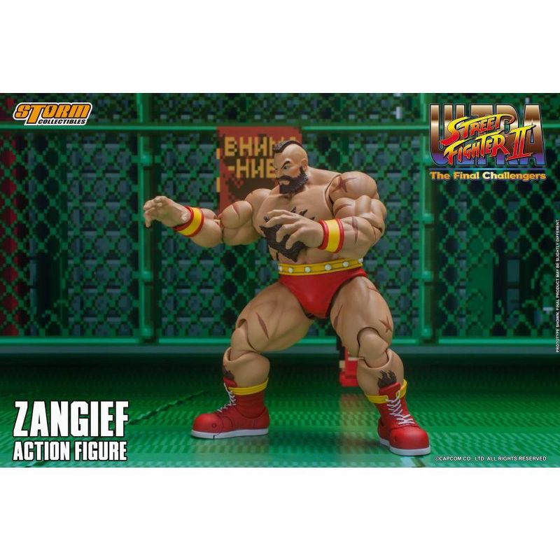 Zangief 1/12 Scale Figure | Ultra Street Fighter II: The Final Challengers | Storm Collectibles Action figures, 5 of 6