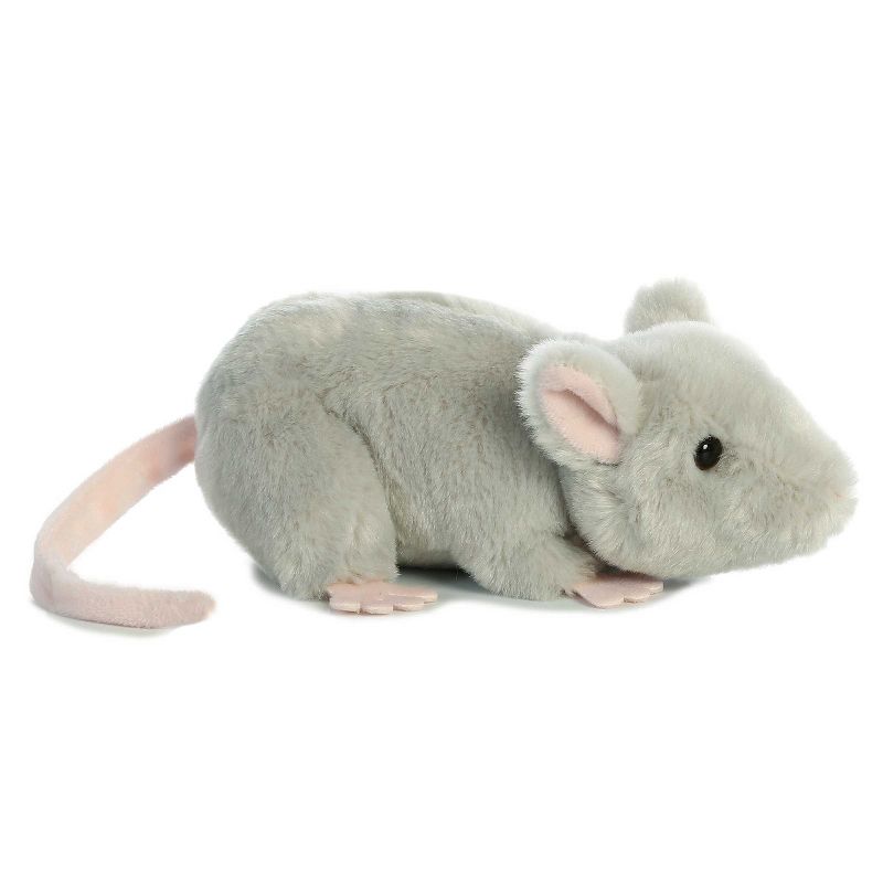 Aurora Mini Flopsie 8" Mouse Grey Stuffed Animal, 3 of 5