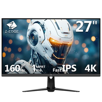 Z-EDGE G274K 27" 160Hz 4K IPS Gaming Monitor, UHD(3840x2160) 1ms lPS Gaming Monitor, 1.07 Bilion color, HDMl x2, DisplayPort x2