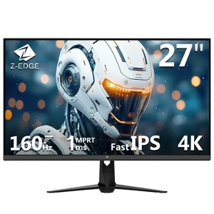 Z-EDGE G274K 27" 160Hz 4K IPS Gaming Monitor, UHD(3840x2160) 1ms lPS Gaming Monitor, 1.07 Bilion color, HDMl x2, DisplayPort x2 - 1 of 4