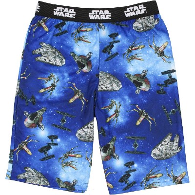 Seven Times Six Star Wars Boys' Youth Starfighter Spaceships Pajama Sleep Shorts Multicoloured