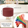Unique Bargains Silicone Protective Heat Resistant Non Slip Coffee Cup Sleeve 4 Pcs - 2 of 4