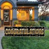 Beistle Metallic Congrats Grad Pennant Banner, 11" x 12', (2/Pkg) Multicolored - 2 of 4