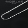 Tennis Necklace for Women Sterling Silver 3mm or 5mm Cubic Zirconia 16 or 18" Lengths by Ginger Lyne - 2 of 4