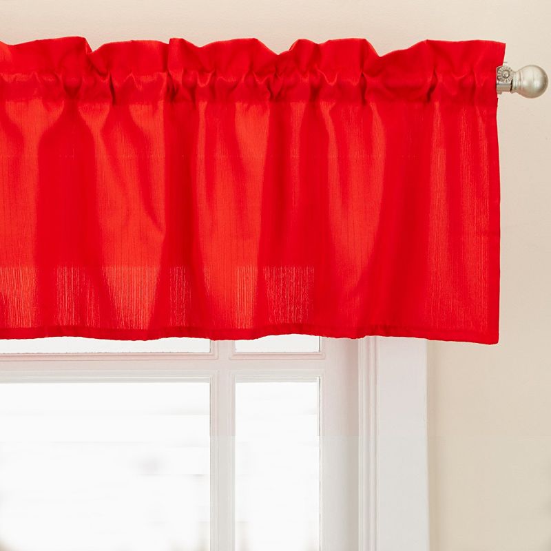 Opaque Ripcord Kitchen Window Curtains by Sweet Home Collection™, 1 of 2