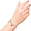 Peanuts Snoopy and Friends Silver Flash Plated Charm Gift Bracelet, 7.5" - 2 of 4