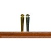 WE Games Premium Tapered Easy Grip Cribbage Pegs - Set of 100 (Brass & Chrome) - 2 of 4