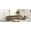 122" Modern L-Shaped Sectional Sofa with High-Density Foam, Chaise Lounge, Fully Assembled Right-Hand Facing, No Assembly Needed - 4 of 4