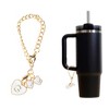 Unique Bargains Heart Bow Water Cup Pendant 1 Pc - 3 of 4