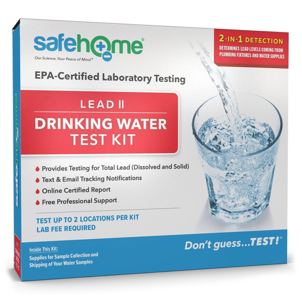 Photos - Garden & Outdoor Decoration Safe Home Lead II In-Lab Water Test Kit: Lead Testing Kit for Household Water, Test to EPA Standards