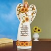 Collections Etc Hand-Painted Sentimental So Very Thankful Sunflower Angel Decoration - 2 of 2