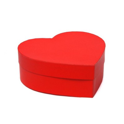 9"x3.3" Heart Shaped Valentine's Day Gift Box Red - Spritz™
