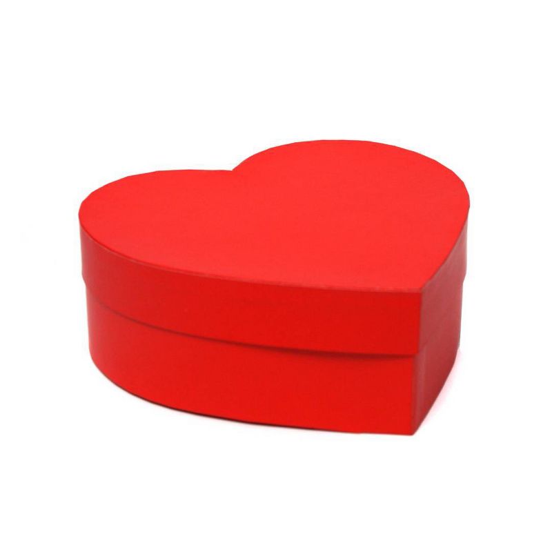 9&#34;x3.3&#34; Heart Shaped Valentine&#39;s Day Gift Box Red - Spritz&#8482;, 1 of 6