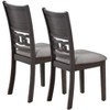 PAGED Wood Dining Chairs Set of 2 Knot Design Back Living Room Chairs with Extra Cushioned Seats for Living Room, Restaurant - 3 of 4