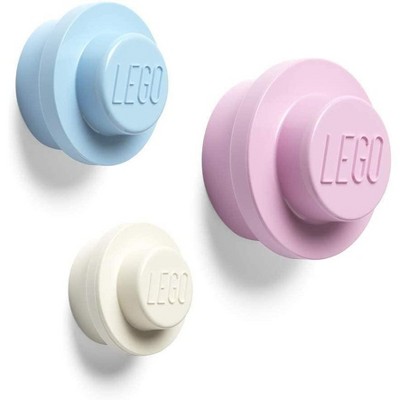 Room Copenhagen LEGO Wall Hanger Set |  Pink | Blue | White