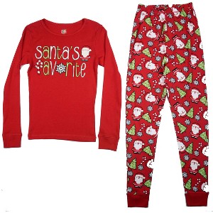 Just Love Girls Printed Pajama Sets - Snug Fitting PJ Tops & Bottoms for Girls - 1 of 3