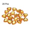 Unique Bargains Acrylic Flat Back Heart DIY Crafting Decor Jewelry Rhinestone 20 Pcs - 3 of 4