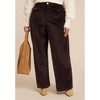 ELOQUII Petite Corduroy Patch Pocket Pant - 3 of 4