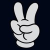 Girls Mickey & Friends Peace Sign Gloves T Shirt - 2 of 4