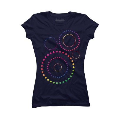 Adult Design By Humans Pride Inclusion Rainbow Circles By SpiritofWonderland T-Shirt
