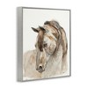 Stupell Industries Gentle Horse Portrait Farm Watercolor Detail Framed Giclee Art - 2 of 4