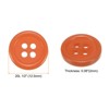 Unique Bargains Resin Craft Snap Round Flat 4-Hole Sewing Buttons 50 Pcs - 2 of 4