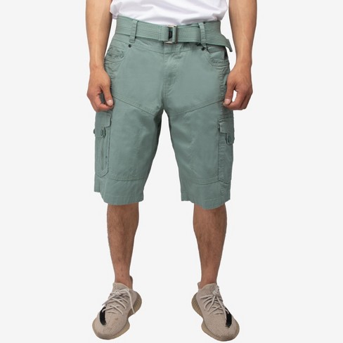 X Ray Men's Classic Fit 12.5 Inseam Knee Length Cargo Shorts In