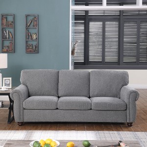 NicBex Couches for Living Room 70" Loveseat Sofa Upholstered Couch with Strong and Durable Wood Fram for Apartment - 1 of 4